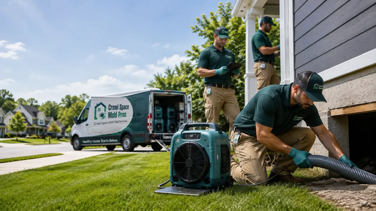 Crawl Space Mold Removal in Chickasaw, OH